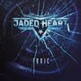 "Jaded Heart" und "Toxic" sind in einer blauen, geborstenen Glasoptik mit schlangenartigem Hintergrund gestaltet., CD