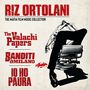 "RIZ ORTOLANI, THE MAFIA FILM MUSIC COLLECTION. The Valachi Papers, Banditi a Milano, Io Ho Paura. Illustration: Mann im Friseurstuhl.", 2 CDs