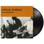 "UNCLE TUPELO NO DEPRESSION" auf einem orangefarbenen Hintergrund; Schwarz-Weiß-Bild von Menschen mit Gitarren., LP
