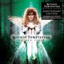 „Within Temptation Mother Earth Anniversary Edition“ steht in weißem Text. Engel mit leuchtenden Händen, mystische Atmosphäre., 2 CDs