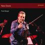 „New Doors“ und „Rudi Berger“ stehen oben links, ein Mann mit Geige spricht ins Mikrofon., CD