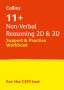 Collins 11+: 11+ Non-Verbal Reasoning 2D and 3D Support and Practice Workbook, Buch