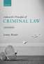 Jeremy Horder (Professor of Criminal Law, London School of Economics and Political Science): Ashworth's Principles of Criminal Law, Buch