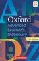 „Oxford Advanced Learner’s Dictionary, 11th Edition.“ Buntes Design mit großen Buchstaben im Hintergrund. Cornelsen-Logo., Buch