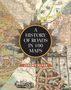 „A History of Roads in 100 Maps“ von Jeremy Black. Alte Kartenausschnitte formen einen Hintergrund wie Mosaik.