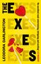 Text auf gelbem Hintergrund: "THE EXES" und "LEODORA DARLINGTON". Zwei Herz-Lollies, einer zerbrochen.