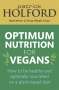 Patrick Holford: Optimum Nutrition for Vegans, Buch