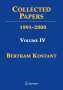 Bertram Kostant: Collected Papers of Bertram Kostant: Volume IV 1989-1999, Buch