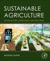 "Sustainable Agriculture: Technologies, Application, and Practices" von Wasswa Shafik. Handy zeigt landwirtschaftliche Symbole., Buch