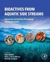 Die Texte sind: "Bioactives from Aquatic Side Streams", "Innovative Extraction Procedures and Applications". Unten vier runde Meeresbilder., Buch