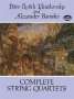 Peter Iljitsch Tschaikowsky: Complete String Quartets, Noten