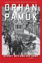 „ORHAN PAMUK“, „Cevdet Bey and His Sons“. Schwarz-Weiß-Straßenszene mit Schnee, Pferdekutsche und Straßenbahn.