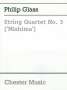 Philip Glass: Glass String Quartet No. 3 'Mishima' Score, Noten