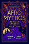 „Afro Mythos: African Legends and Folklore“ von Solomon Adebiyi & Adwoa Botchey. Baum mit roten Blättern und Masken.