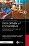 Buchtitel: "DATA-DRIVEN IOT ECOSYSTEMS". Im Hintergrund Hände mit Tablet in moderner Küche., Buch