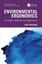 „Environmental Ergonomics: Principles, Methods, and Applications“ von Ken Parsons. Lila Hintergrund, blaue Aquarellstruktur., Buch