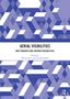 Der Text lautet: "AERIAL VISIBILITIES, NEW THOUGHTS AND FURTHER POSSIBILITIES, Edited by Dennis Zuev and Gary Bratchford." Blaues geometrisches Muster., Buch