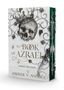 Auf dem Cover steht: "The Book of Azrael. Embrace the Chaos... Amber V. Nicole." Ein Schädel mit Krone ist abgebildet., Buch