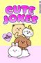 "CUTE JOKES" und "PUBLISHING APRIL 2027" in lila. Süße Tiere lachen auf gelbem Hintergrund., Buch