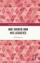 "SHINZO ABE AND HIS LEGACIES" von Jeff Kingston. Rote, geometrische Muster im Hintergrund., Buch