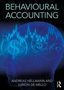 Text: "Behavioural Accounting" von Andreas Hellmann und Lurion de Mello. Illustration eines Kopfes mit Wellenlinien und Dollarzeichen.