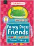 Titel: "Fancy Dress Friends", Autor: Naomi Tipping. Illustration mit einem Frosch im Roboteranzug., Buch