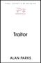 FINAL COVER TO BE REVEALED. Logo mit Hund und Text "BASKERVILLE". Titel "Treachery". Autor: ALAN PARKS.