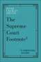 Peter Charles Hoffer: The Supreme Court Footnote, Buch