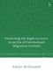„Protecting the Right to Leave... Migration Control“; „STUDIES IN INTERNATIONAL LAW“; „Emilie McDonnell“. Geflechtartiger grüner Hintergrund.