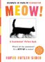 MEOW! Celebrate 20 years of Scanimation. Silhouette einer Katze in Bewegung. Text über bewegte Kätzchen., Buch
