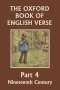 Arthur Quiller-Couch: The Oxford Book of English Verse, Part 4, Buch