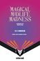„MAGICAL MIDLIFE MADNESS“, „LEVELING UP BOOK ONE“, „K.F. BREENE“, „*FINAL ART COMING SOON“. Farbabstufung pink-violett, unten Logo., Buch