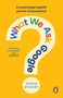 Buchtitel: "What We Ask Google". Ein gelber Hintergrund mit einem großen Fragezeichen und einem Pinguin-Logo.