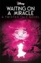 "Waiting on a Miracle: A Twisted Tale Novel" von Anika Fajardo. Illustration: Silhouette eines Mädchens im Dschungel., Buch