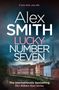 Text "COVER TO BE REVEALED", "LUCKY NUMBER SEVEN", "ALEX SMITH". Schwarzer Hintergrund, Logos von DK und C.
