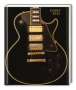 : Gibson Les Paul Guitar - Schwarz - Taschenkalender 2022, KAL