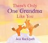 „There’s Only One Grandma Like You“, Jess Racklyeft. Illustration: Zwei Füchse auf einem lila Hügel vor einem gelben Himmel., Buch
