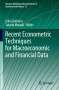 : Recent Econometric Techniques for Macroeconomic and Financial Data, Buch