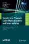 Security and Privacy in Cyber-Physical Systems and Smart Vehicles, Buch