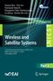 Titel: Wireless and Satellite Systems. Konferenz: Harbin, China, August 7-9, 2025. Logos von EAI und Springer., Buch