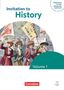 „Invitation to History: Volume 1“. Illustration von Frauen mit „Votes for Women“-Plakaten. Cornelsen-Logo unten.