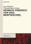 : Heinrich Friedrich von Diez: Briefwechsel, Buch