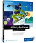 "Affinity by Canva – Der praktische Einstieg. Bildbearbeitung, Vektorgrafik, Layout. Person auf Snowboard, dynamische Szenen.", Buch
