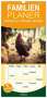 Manuela Meyer: Familienplaner 2024 - Hühner in meinem Garten mit 5 Spalten (Wandkalender, 21 x 45 cm) CALVENDO, KAL