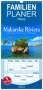 LianeM LianeM: Familienplaner 2024 - Makarska Riviera - Malerische Urlaubsorte in Dalmatien mit 5 Spalten (Wandkalender, 21 x 45 cm) CALVENDO, Kalender