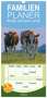 Bildagentur Geduldig: Familienplaner 2024 - Rinder auf dem Lande mit 5 Spalten (Wandkalender, 21 x 45 cm) CALVENDO, KAL