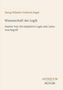 Text: Georg Wilhelm Friedrich Hegel, Wissenschaft der Logik. Beige Hintergrund, minimalistisches Design., Buch