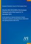Blauer Hintergrund mit weißem Text zur EU-Richtlinie 2016/2284, darunter "Antiphon Verlag" und minimalistisches Logo., Buch