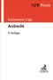 "NJW Praxis", "Katzenmeier/Lipp", "Arztrecht", "9. Auflage". Cover in Weiß und Rot mit Verlagslogo unten., Buch