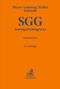 „SGG Sozialgerichtsgesetz Kommentar 15. Auflage“. Autoren: Meyer-Ladewig, Keller, Schmidt. Logo von C.H. BECK. Orange Hintergrund., Buch